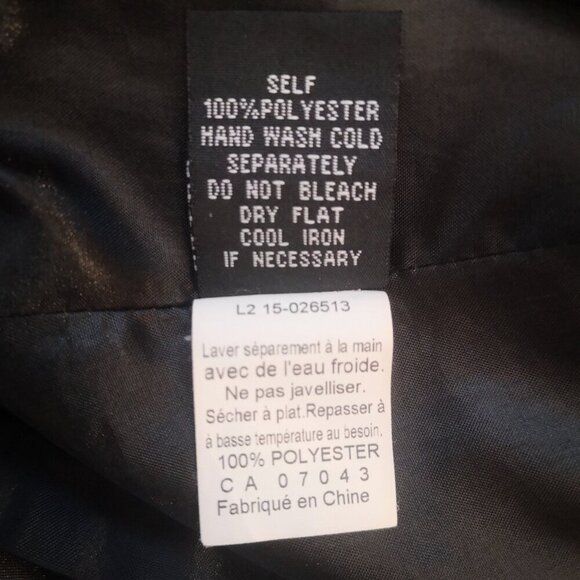 Lapis Ladies Black Size Medium Lightweight Coat - Dress - Picture 6 of 8